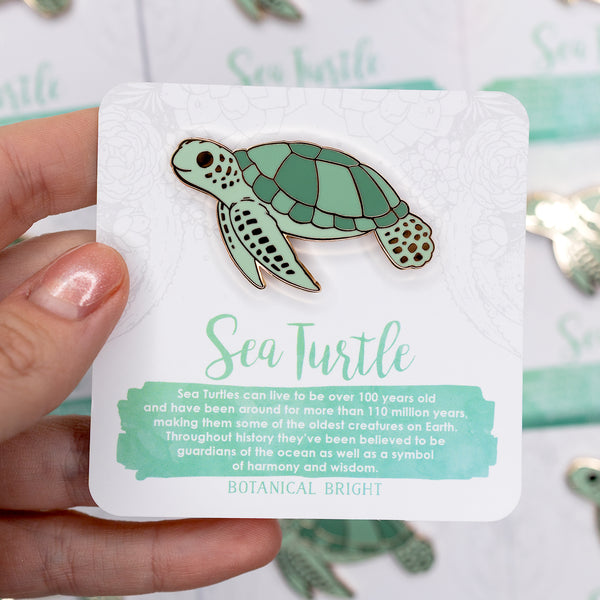 Sea Turtle Enamel Pin