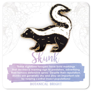 Skunk Enamel Pin