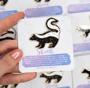 Skunk Enamel Pin