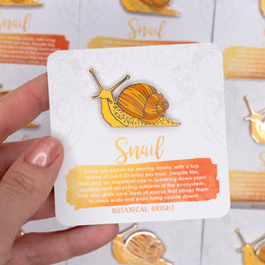 Snail Enamel Pin