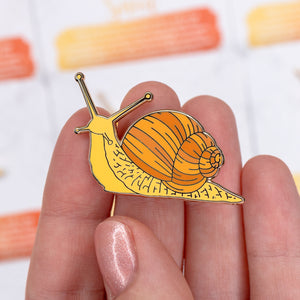 Snail Enamel Pin