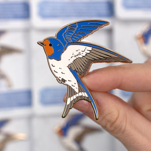 Swallow Enamel Pin