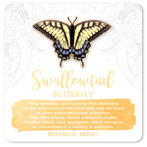 Swallowtail Butterfly Enamel Pin