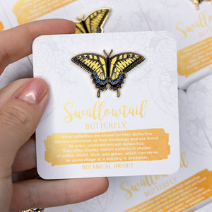Swallowtail Butterfly Enamel Pin