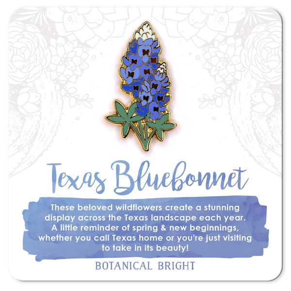 Texas Bluebonnet Enamel Pin