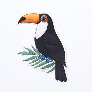 Toucan Waterproof Vinyl Sticker
