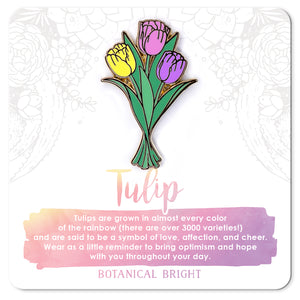 Tulip Bunch Enamel Pin