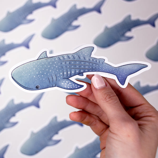 Whale Shark Waterproof Vinyl Sticker