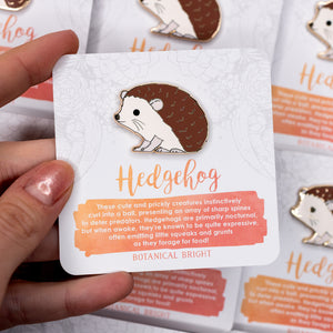 Hedgehog Enamel Pin