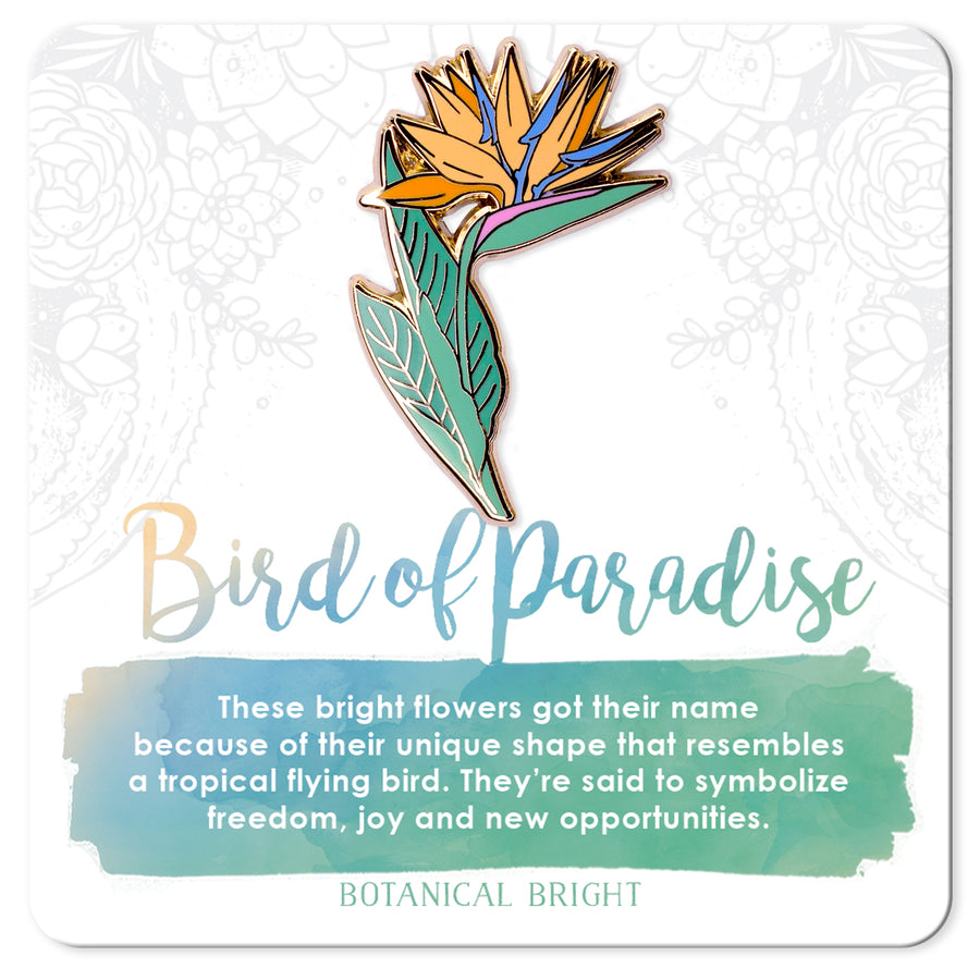 Bird of Paradise Enamel Pin