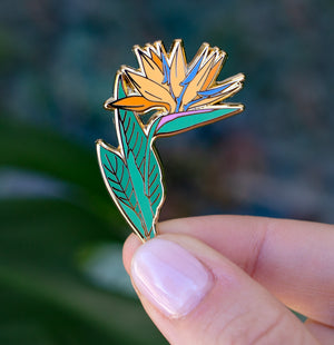 Bird of Paradise Enamel Pin