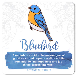 Bluebird Enamel Pin