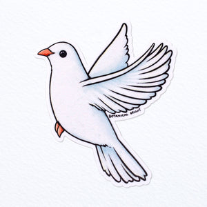 Dove Waterproof Vinyl Sticker