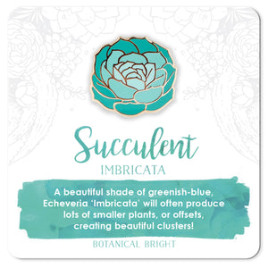 Imbricata Succulent Enamel Pin