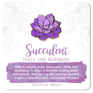 Perle Von Nurnberg Succulent Enamel Pin
