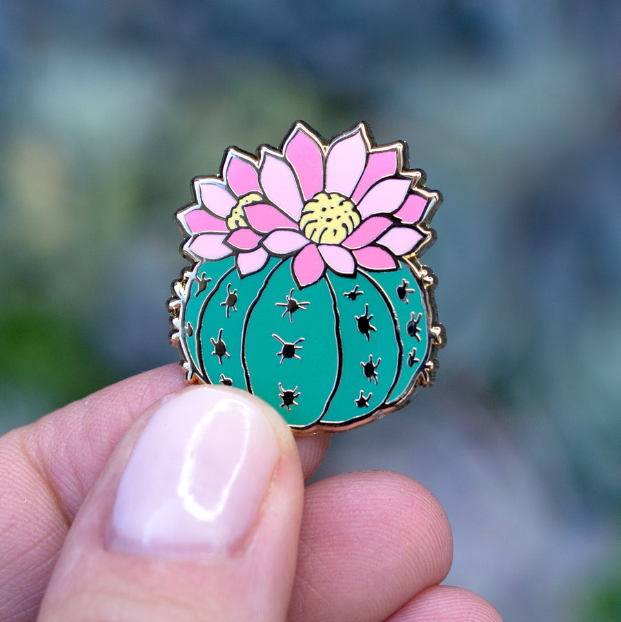 Blooming Cacti Enamel Pin Set