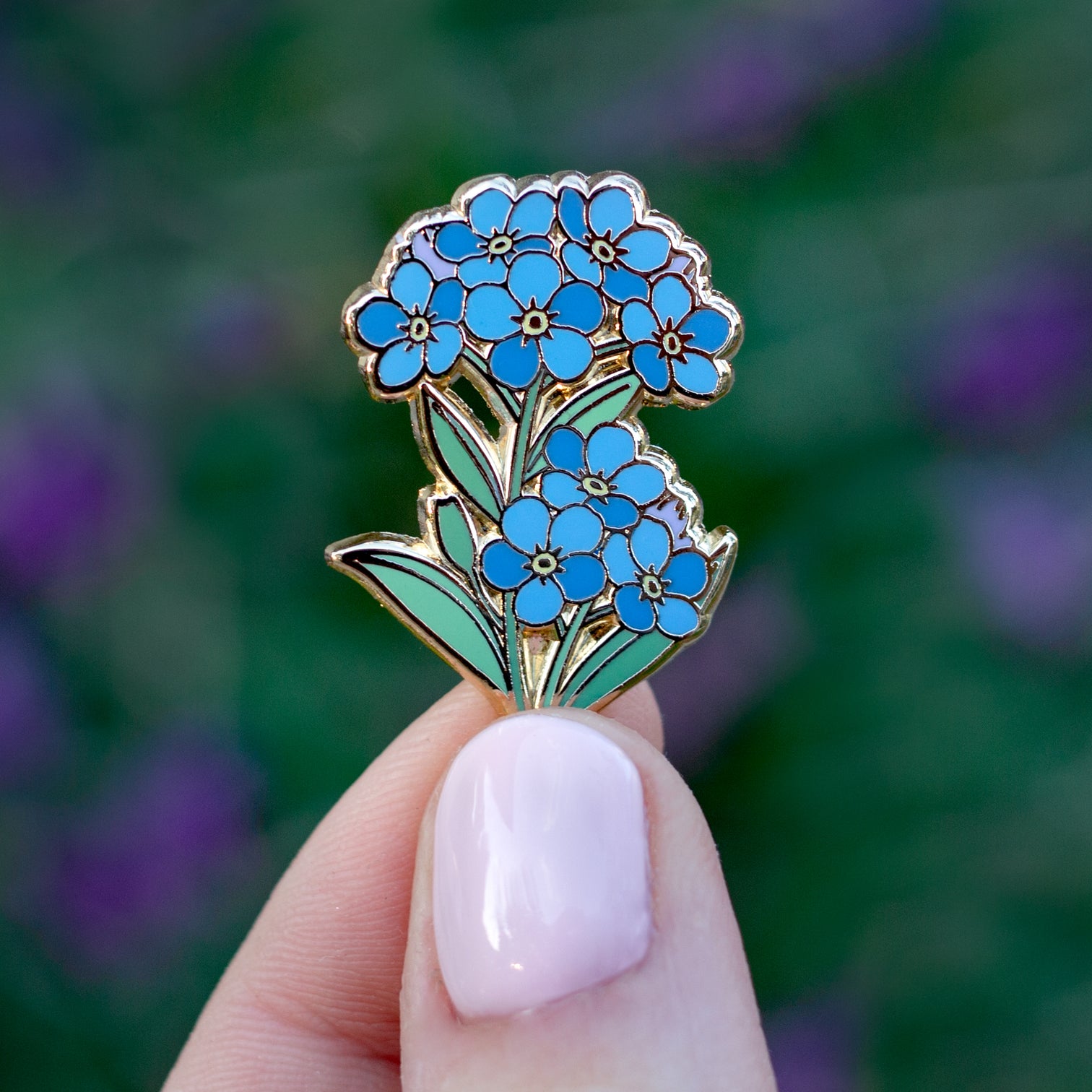 Enamel Pin Botanical Bright Add a Little Beauty to
