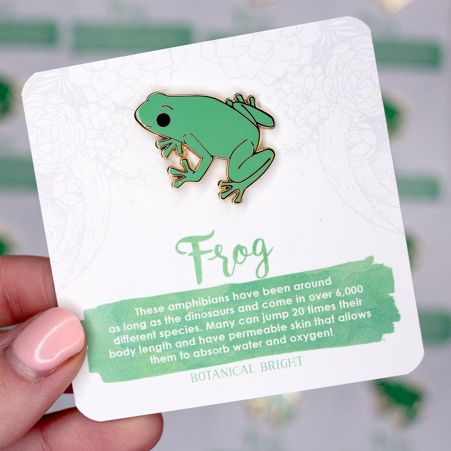 Garden Frog Enamel Pin – Botanical Bright - Add a Little Beauty to Your  Everyday