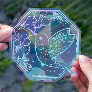 Hummingbird Sun Catcher Rainbow Maker Window Sticker