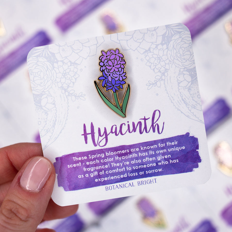 Rainbow Hyacinth Flowers Keychain