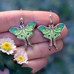 Luna Moth Earrings