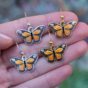 Monarch Butterfly Earrings