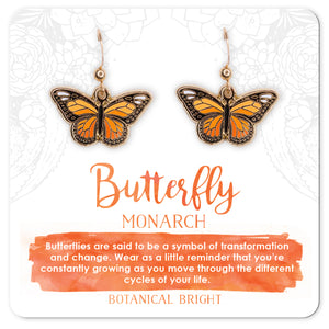 Monarch Butterfly Earrings