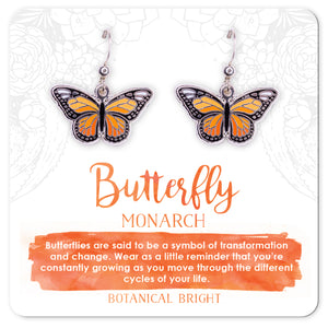 Monarch Butterfly Earrings