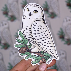 Snowy Owl Waterproof Sticker (Old Version)