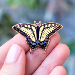 Swallowtail Butterfly Enamel Pin