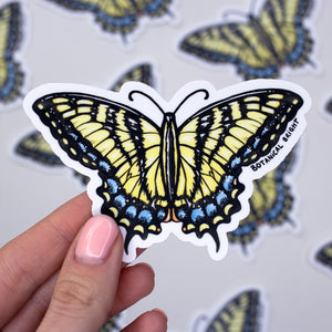 Swallowtail Butterfly Waterproof Vinyl Sticker