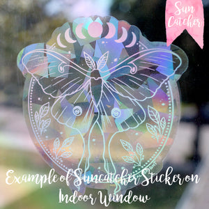 Monarch Butterfly Rainbow Maker Window Sticker